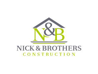 Nick & Brothers Construction logo design by Webphixo