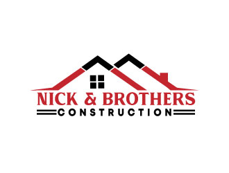 Nick & Brothers Construction logo design by Webphixo