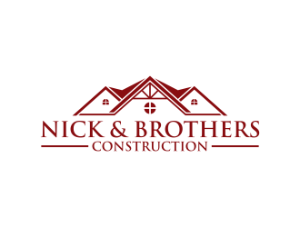 Nick & Brothers Construction logo design by Purwoko21