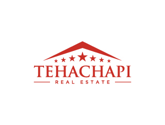 Tehachapi Real Estate  logo design by wongndeso