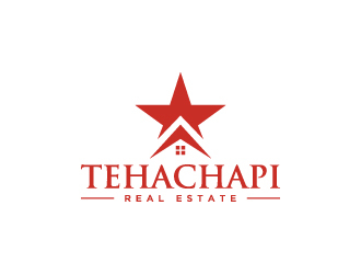 Tehachapi Real Estate  logo design by wongndeso