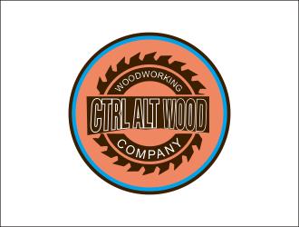 ctrl alt wood logo design by niichan12