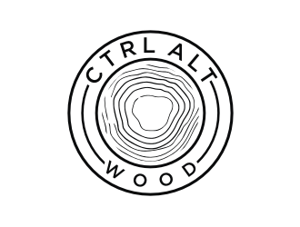 ctrl alt wood logo design by mbamboex