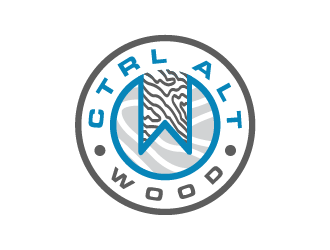 ctrl alt wood logo design by jafar