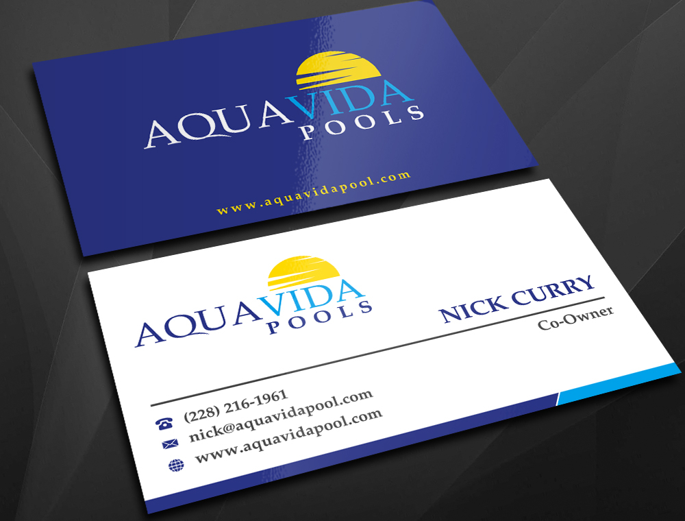 AquaVida Pools logo design by imagine