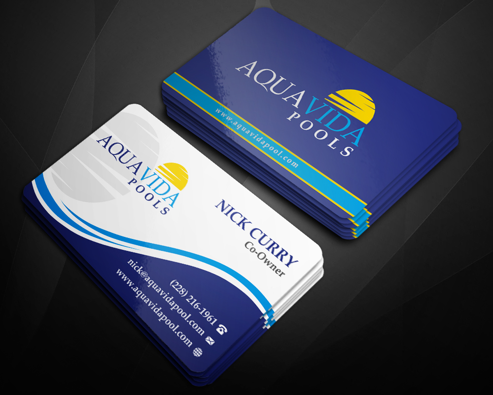 AquaVida Pools logo design by imagine