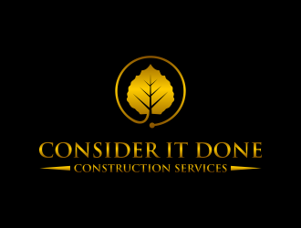 Consider It Done Construction Servies  logo design by dodihanz