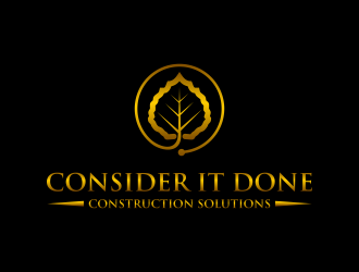 Consider It Done Construction Servies  logo design by dodihanz