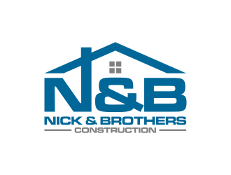 Nick & Brothers Construction logo design by Humhum