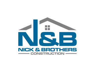 Nick & Brothers Construction logo design by Humhum