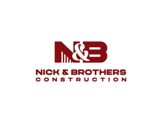 Nick & Brothers Construction logo design by harno