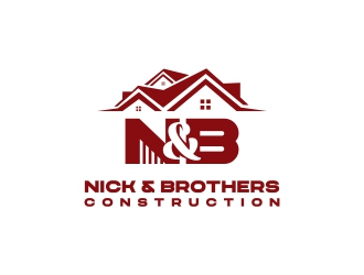 Nick & Brothers Construction logo design by harno