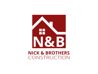 Nick & Brothers Construction logo design by Akli