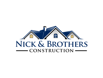 Nick & Brothers Construction logo design by Lavina