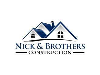 Nick & Brothers Construction logo design by Lavina