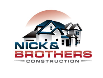 Nick & Brothers Construction logo design by REDCROW