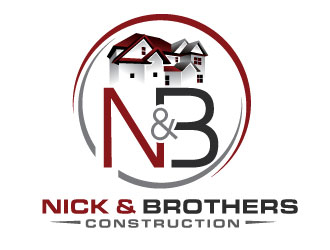 Nick & Brothers Construction logo design by REDCROW