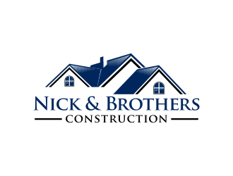 Nick & Brothers Construction logo design by Lavina