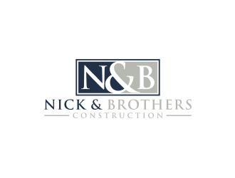 Nick & Brothers Construction logo design by Artomoro