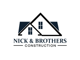 Nick & Brothers Construction logo design by KDesigns