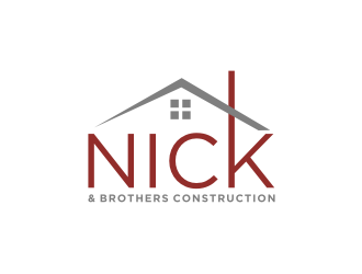 Nick & Brothers Construction logo design by Artomoro