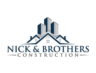 Nick & Brothers Construction logo design by Kirito