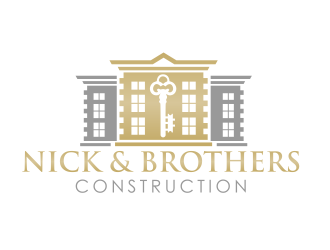 Nick & Brothers Construction logo design by serprimero