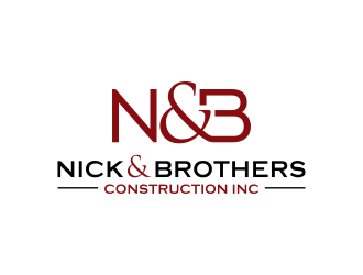 Nick & Brothers Construction logo design by pionsign