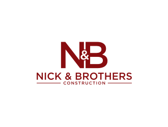 Nick & Brothers Construction logo design by blessings