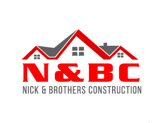 Nick & Brothers Construction logo design by pilKB