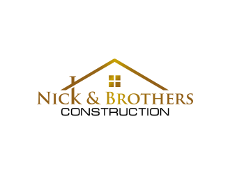 Nick & Brothers Construction logo design by Dhieko