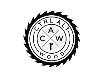 ctrl alt wood logo design by mbamboex