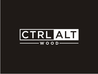 ctrl alt wood logo design by Artomoro