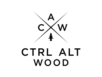 ctrl alt wood logo design by dibyo