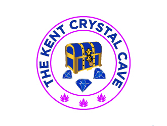 The Kent Crystal Cave logo design by pilKB