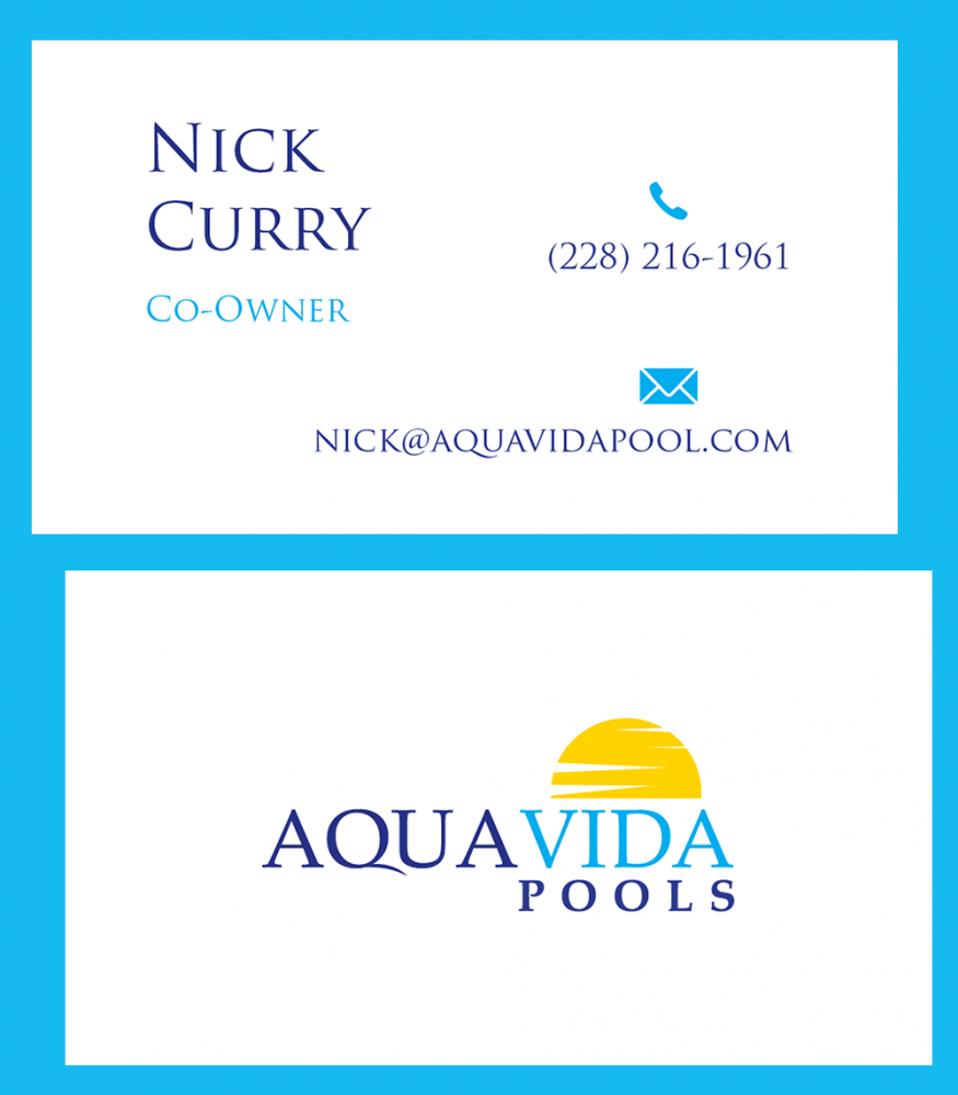 AquaVida Pools logo design by DM_Logo