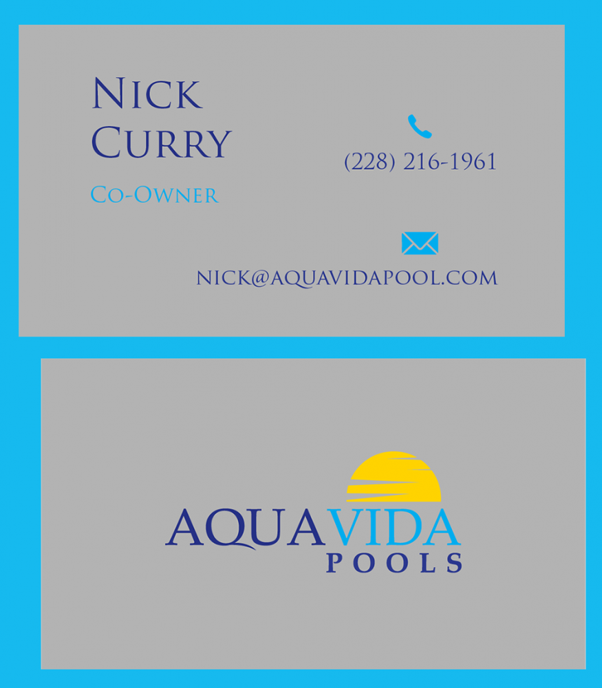 AquaVida Pools logo design by DM_Logo