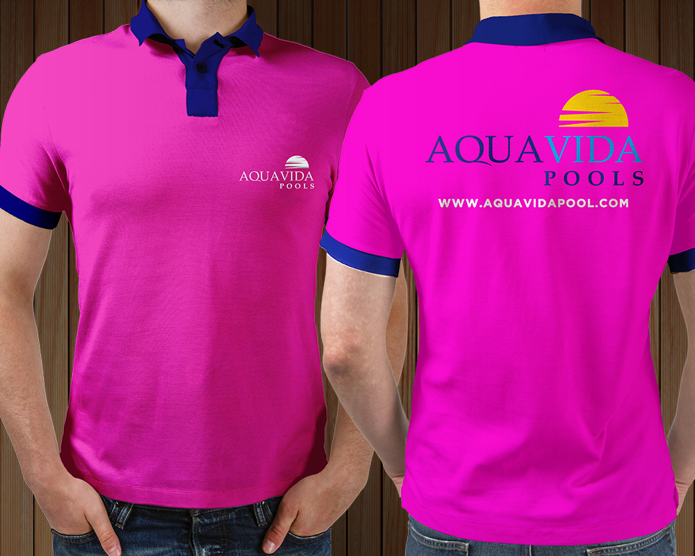 AquaVida Pools logo design by MastersDesigns