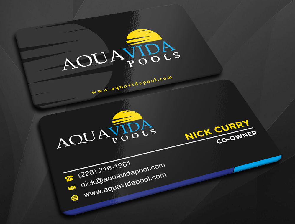 AquaVida Pools logo design by imagine