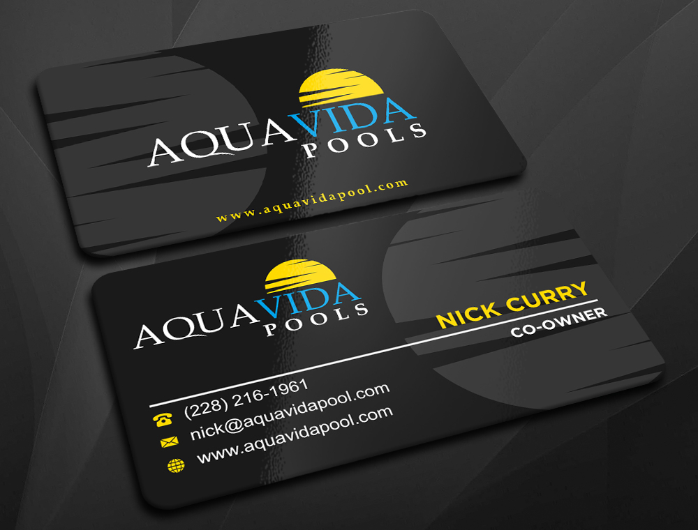 AquaVida Pools logo design by imagine