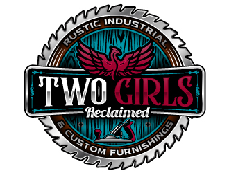 Two Girls Reclaimed logo design by Suvendu