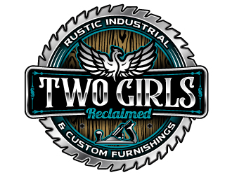 Two Girls Reclaimed logo design by Suvendu