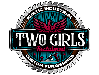 Two Girls Reclaimed logo design by Suvendu