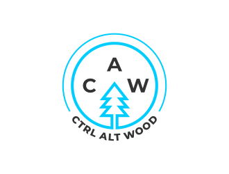 ctrl alt wood logo design by ngattboy