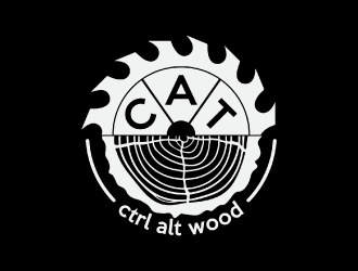 ctrl alt wood logo design by nona