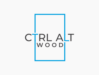 ctrl alt wood logo design by berkahnenen