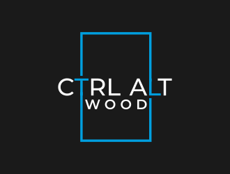 ctrl alt wood logo design by berkahnenen