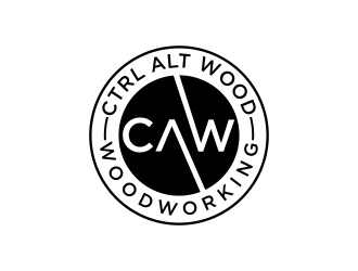 ctrl alt wood logo design by MUNAROH