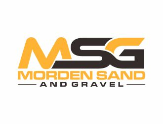 Morden Sand and Gravel  logo design by josephira