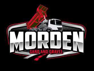 Morden Sand and Gravel  logo design by ElonStark